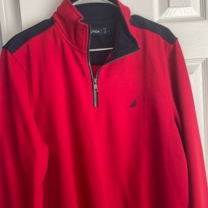 Mens Medium Nautica pullover jacket.